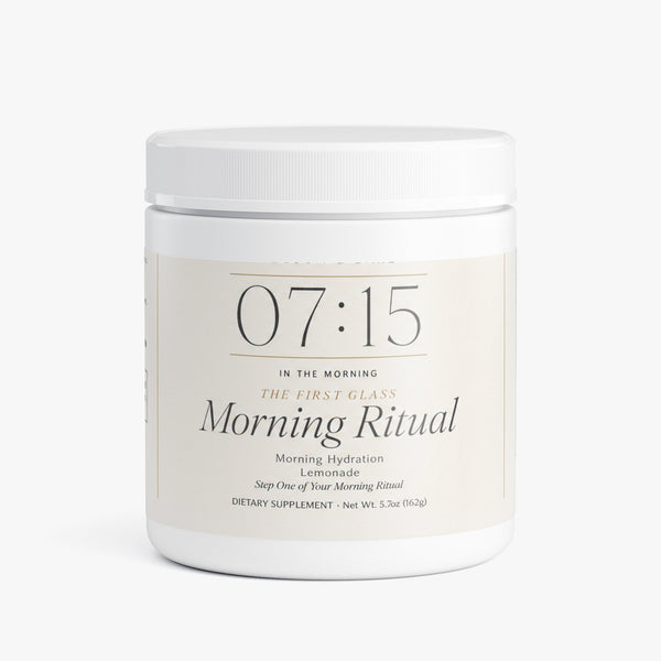 The First Glass — Morning Hydration · 07:15