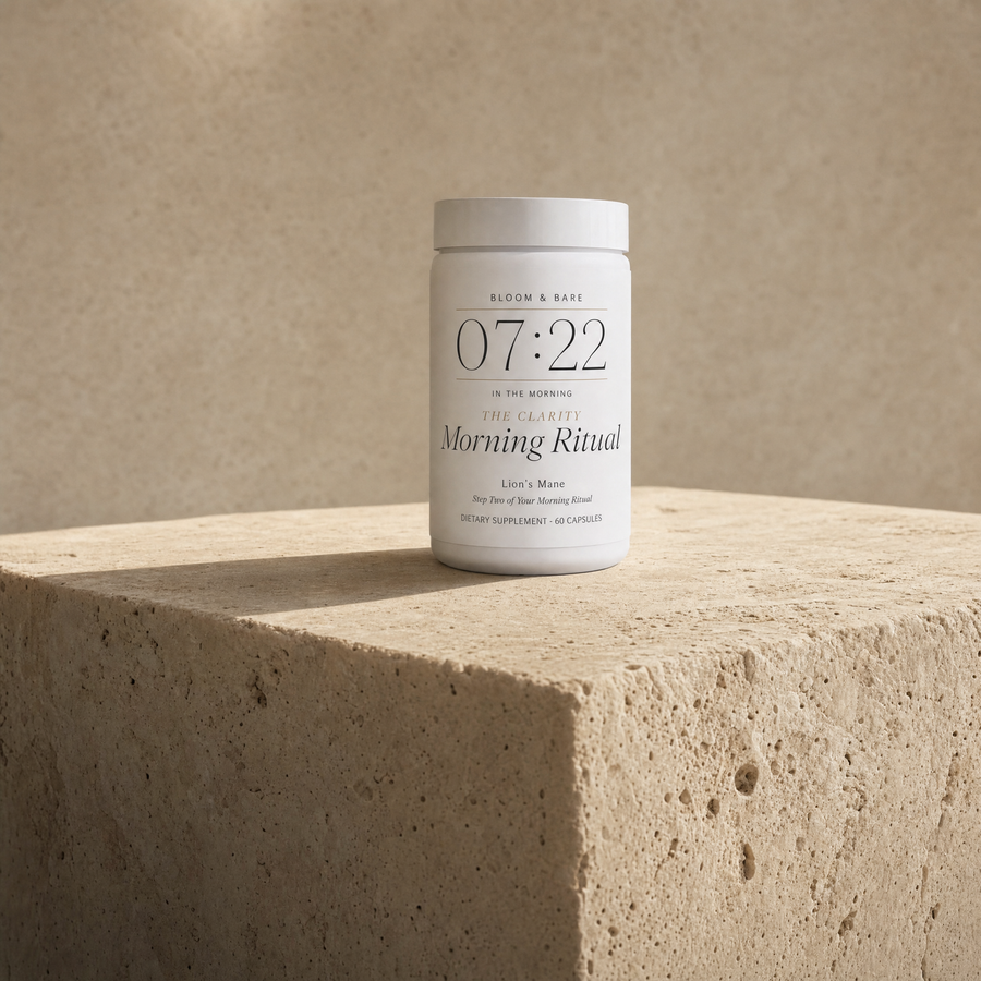 The Clarity on raw travertine