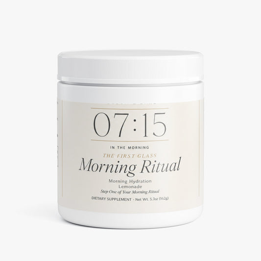 The First Glass — Morning Hydration · 07:15