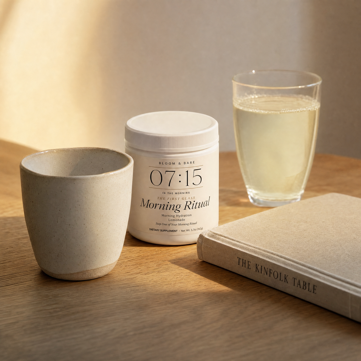 One quiet morning — the table
